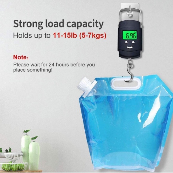 Adhesive Hooks Hangers Wall Heavy Duty Set 4 - Picture 2 of 7